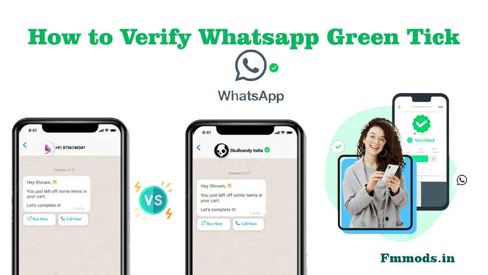 how to verify whatsapp green tick